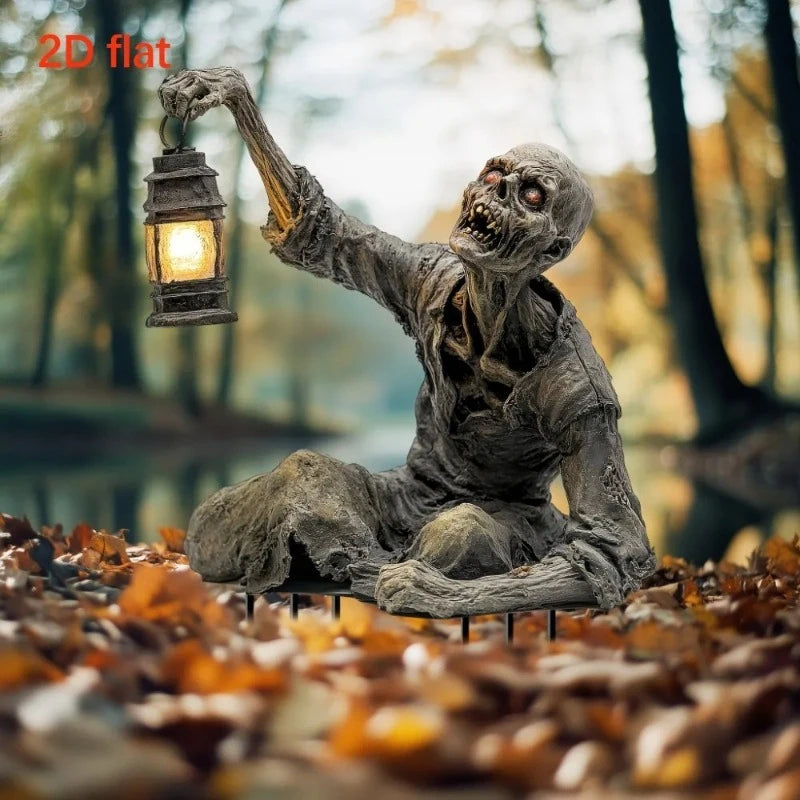 Halloween Zombie Lantern – Spooky Garden & Outdoor Decor