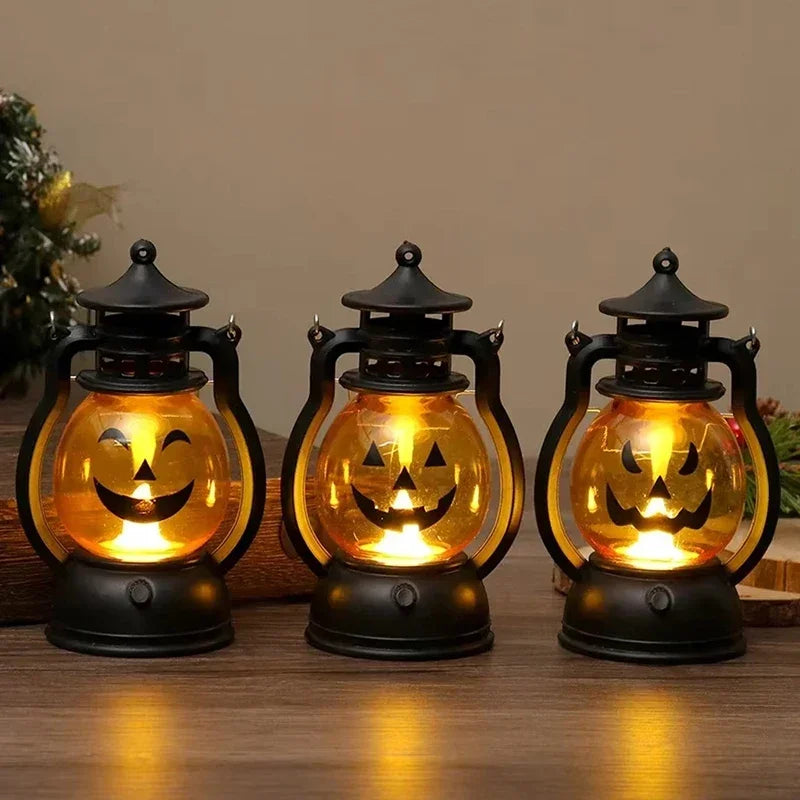 Halloween LED Pumpkin Lantern – Spooky Party Decoration