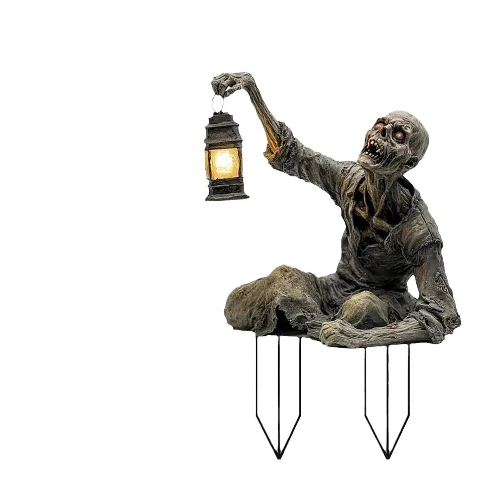 Halloween Zombie Lantern – Spooky Garden & Outdoor Decor