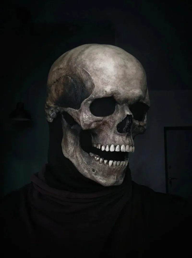 Halloween Latex Skull Mask – Full Head Horror Costume