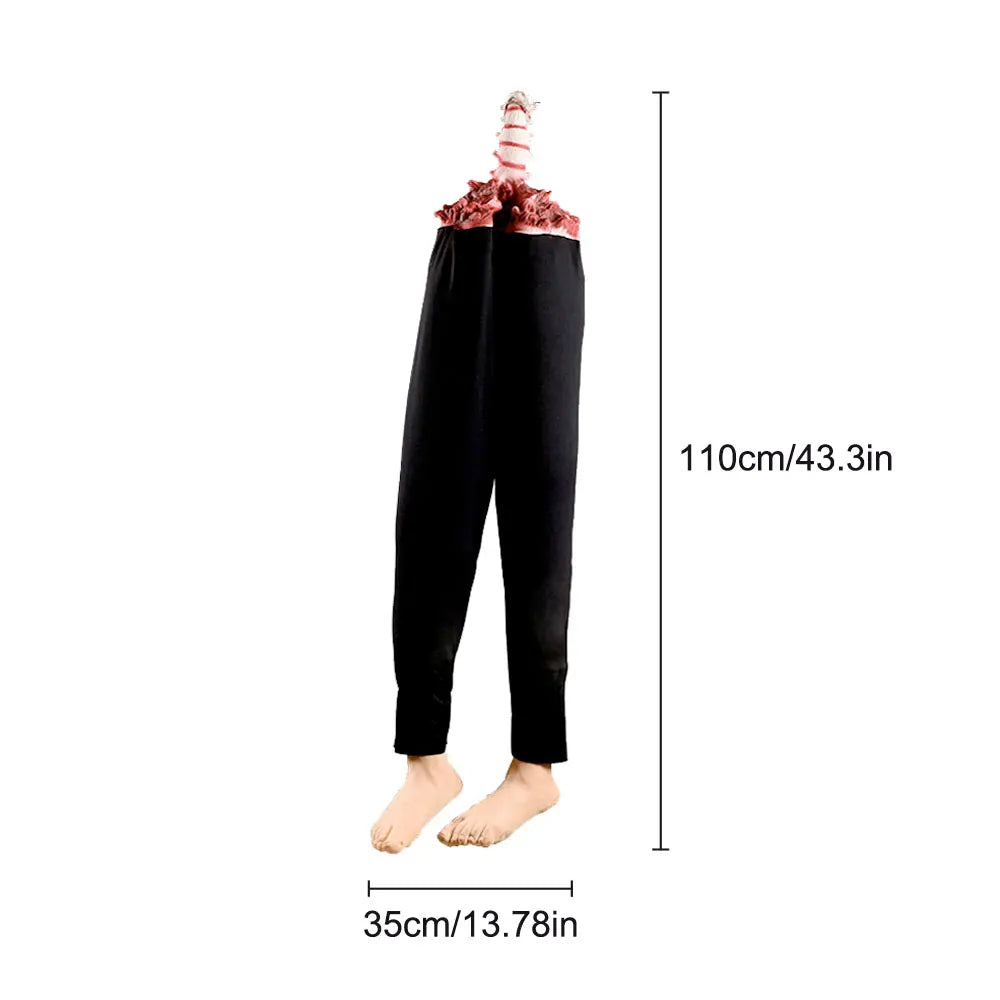 Halloween Severed Legs Prop – Scary Hanging Body Decoration