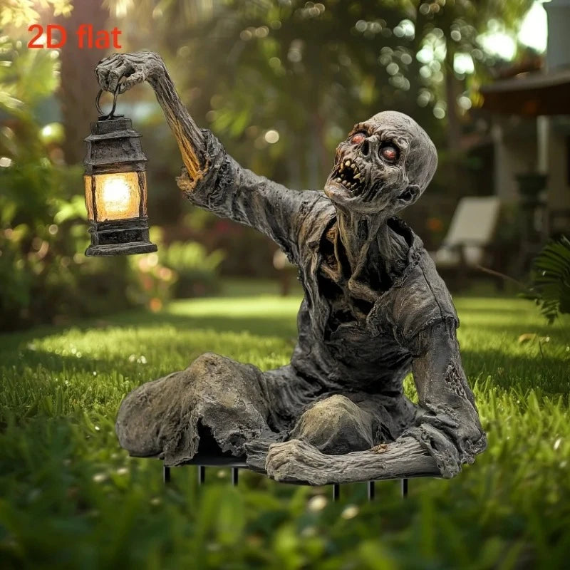 Halloween Zombie Lantern – Spooky Garden & Outdoor Decor