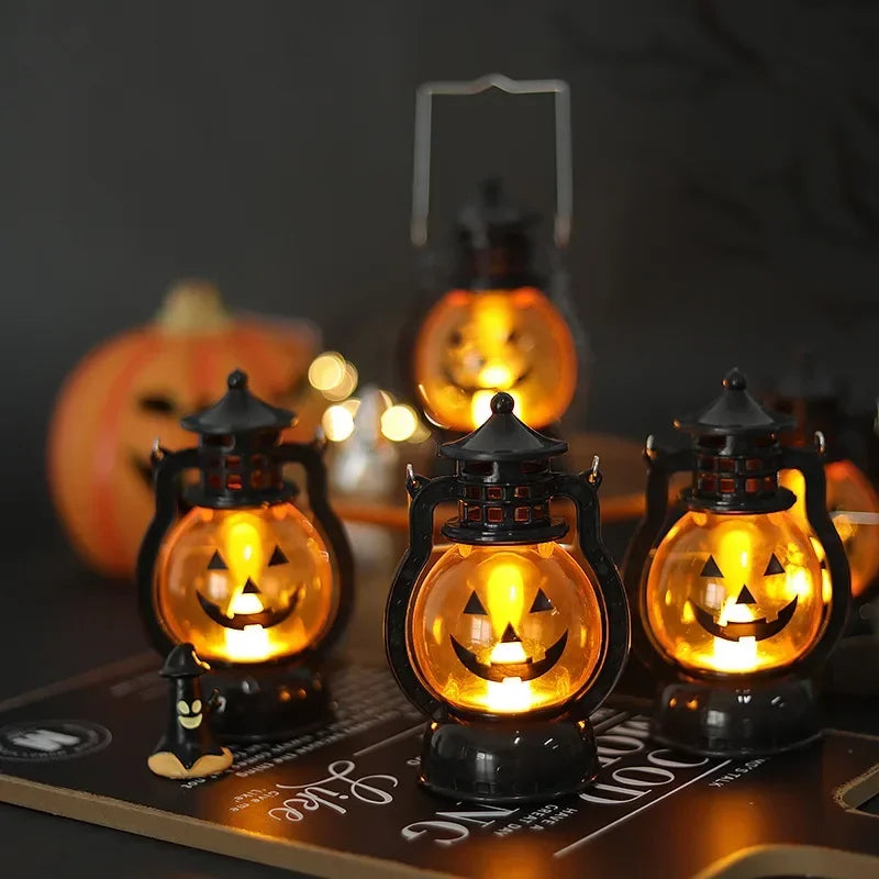 Halloween LED Pumpkin Lantern – Spooky Party Decoration