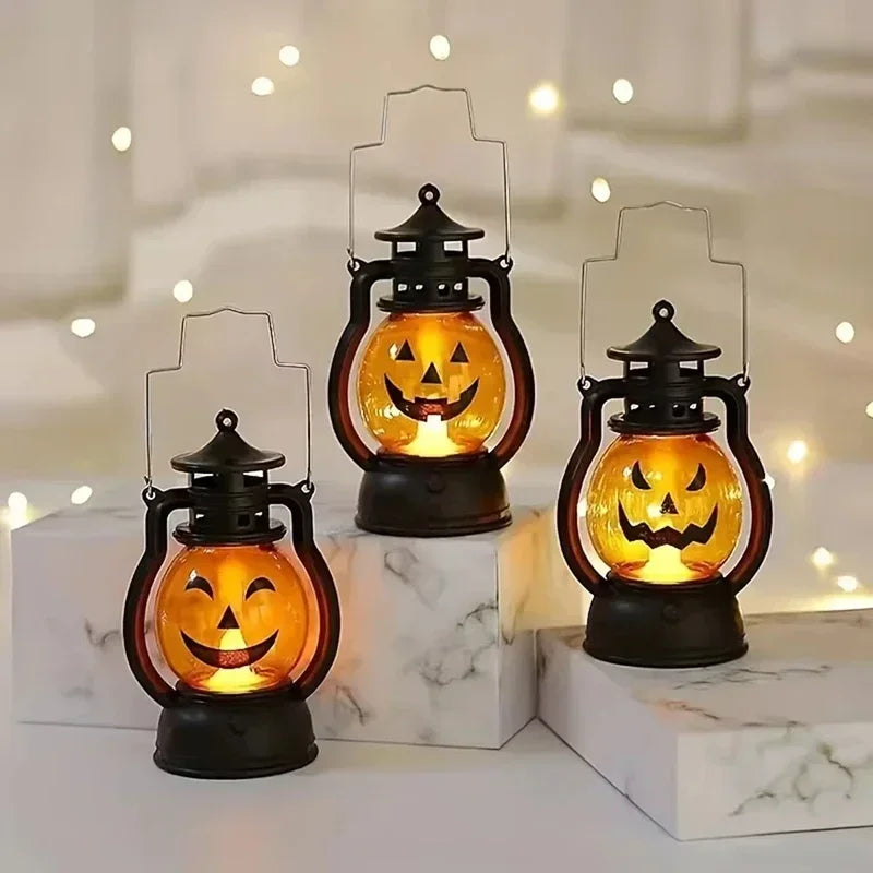 Halloween LED Pumpkin Lantern – Spooky Party Decoration