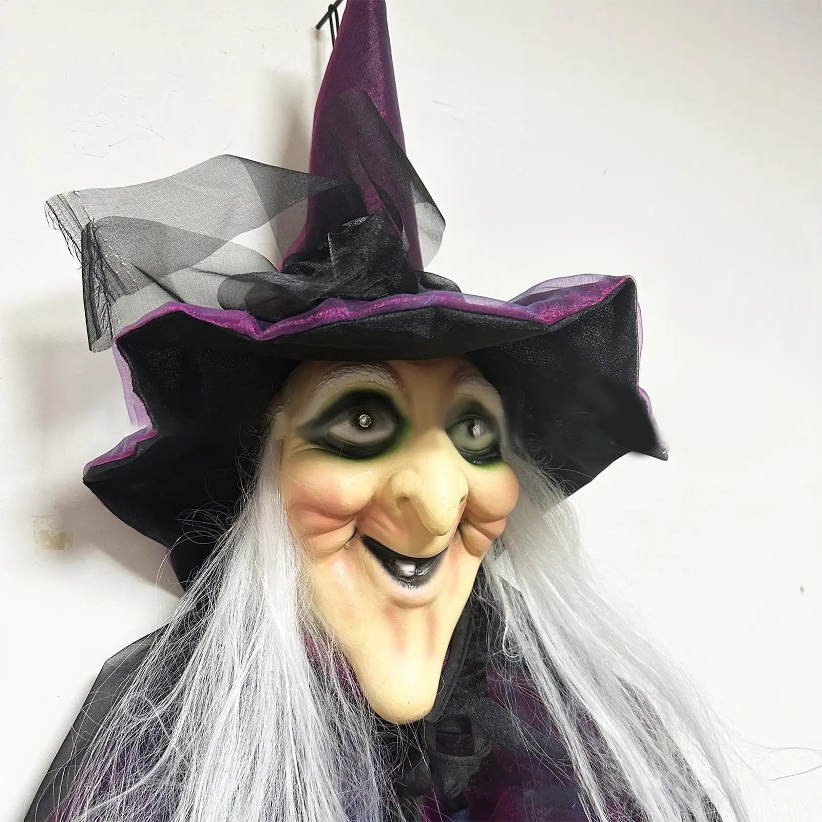 Halloween Sound-Activated Light-Up Witch Ghost