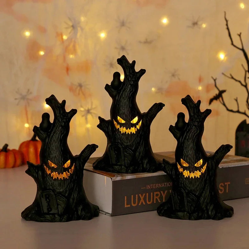 Halloween Ghost Tree Lantern – Spooky Horror Decoration
