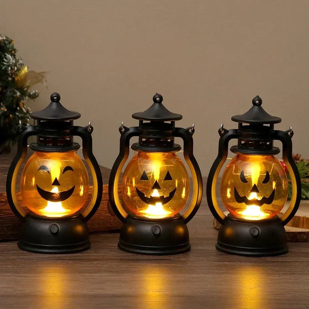 Halloween LED Pumpkin Lantern – Spooky Party Decoration