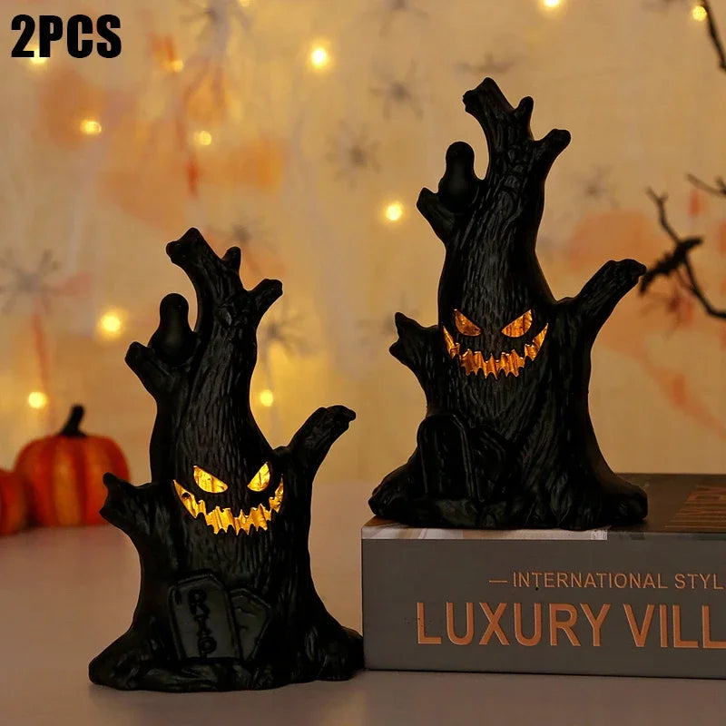 Halloween Ghost Tree Lantern – Spooky Horror Decoration