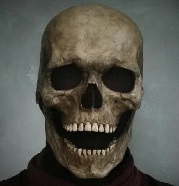 Halloween Latex Skull Mask – Full Head Horror Costume