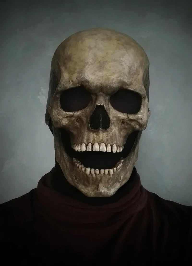 Halloween Latex Skull Mask – Full Head Horror Costume