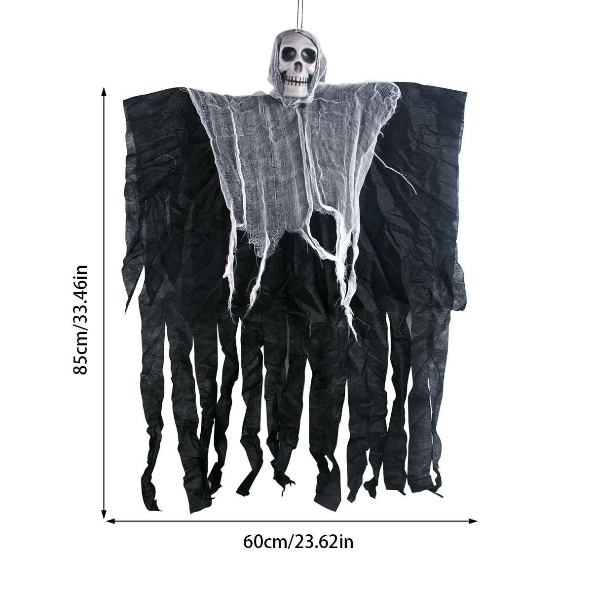 Haunted Skull Ghost Hanging Prop – Halloween Party Decor