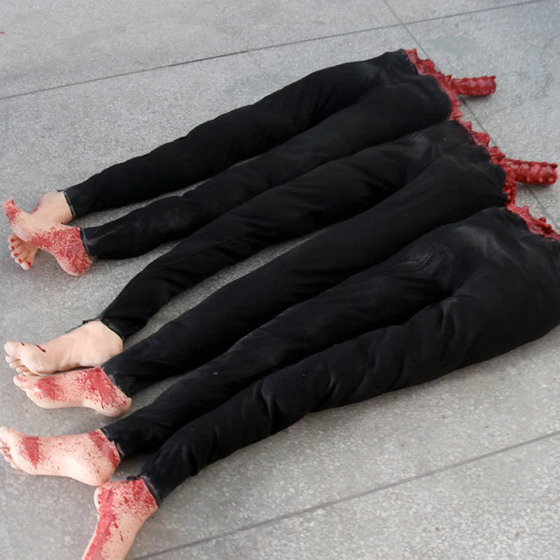 Halloween Severed Legs Prop – Scary Hanging Body Decoration