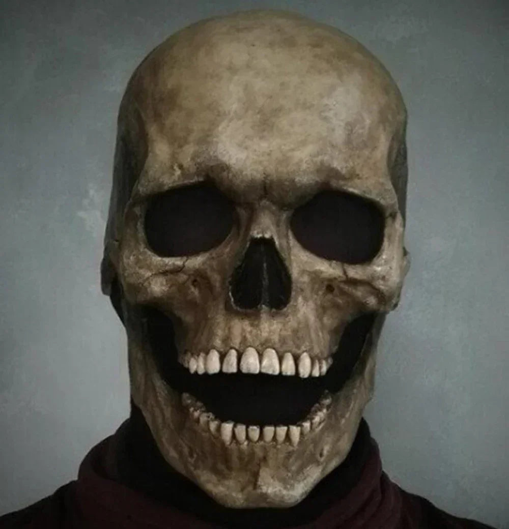 Halloween Latex Skull Mask – Full Head Horror Costume