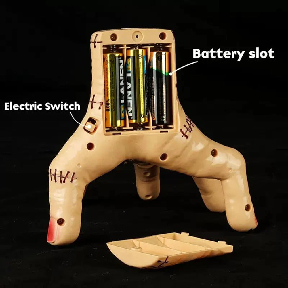 Halloween Electric Crawling Hand – Sound & Light Horror Prop