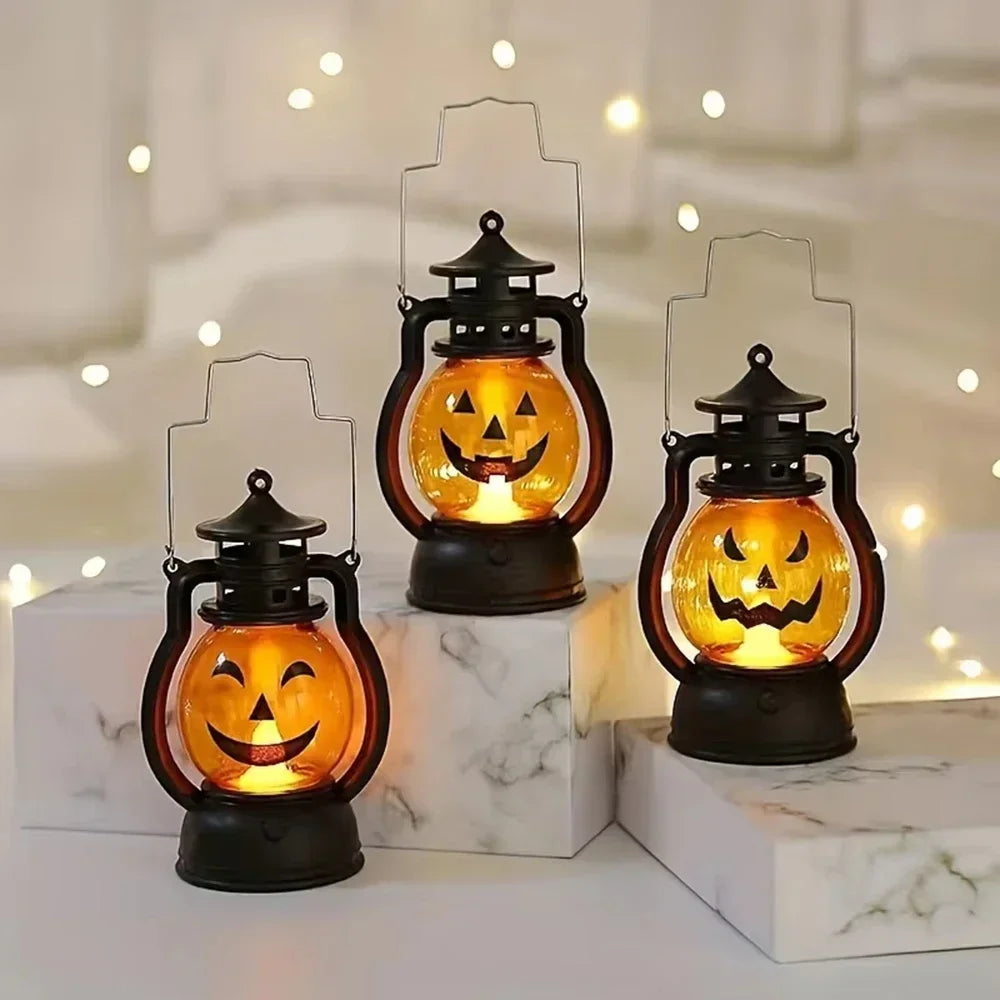 Halloween LED Pumpkin Lantern – Spooky Party Decoration