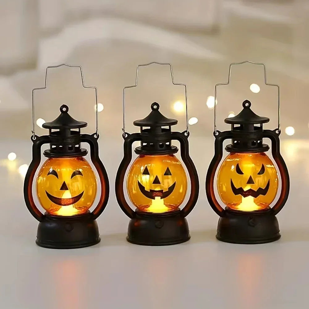 Halloween LED Pumpkin Lantern – Spooky Party Decoration