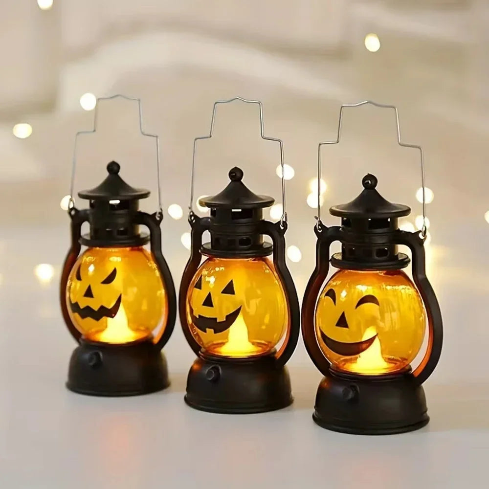Halloween LED Pumpkin Lantern – Spooky Party Decoration