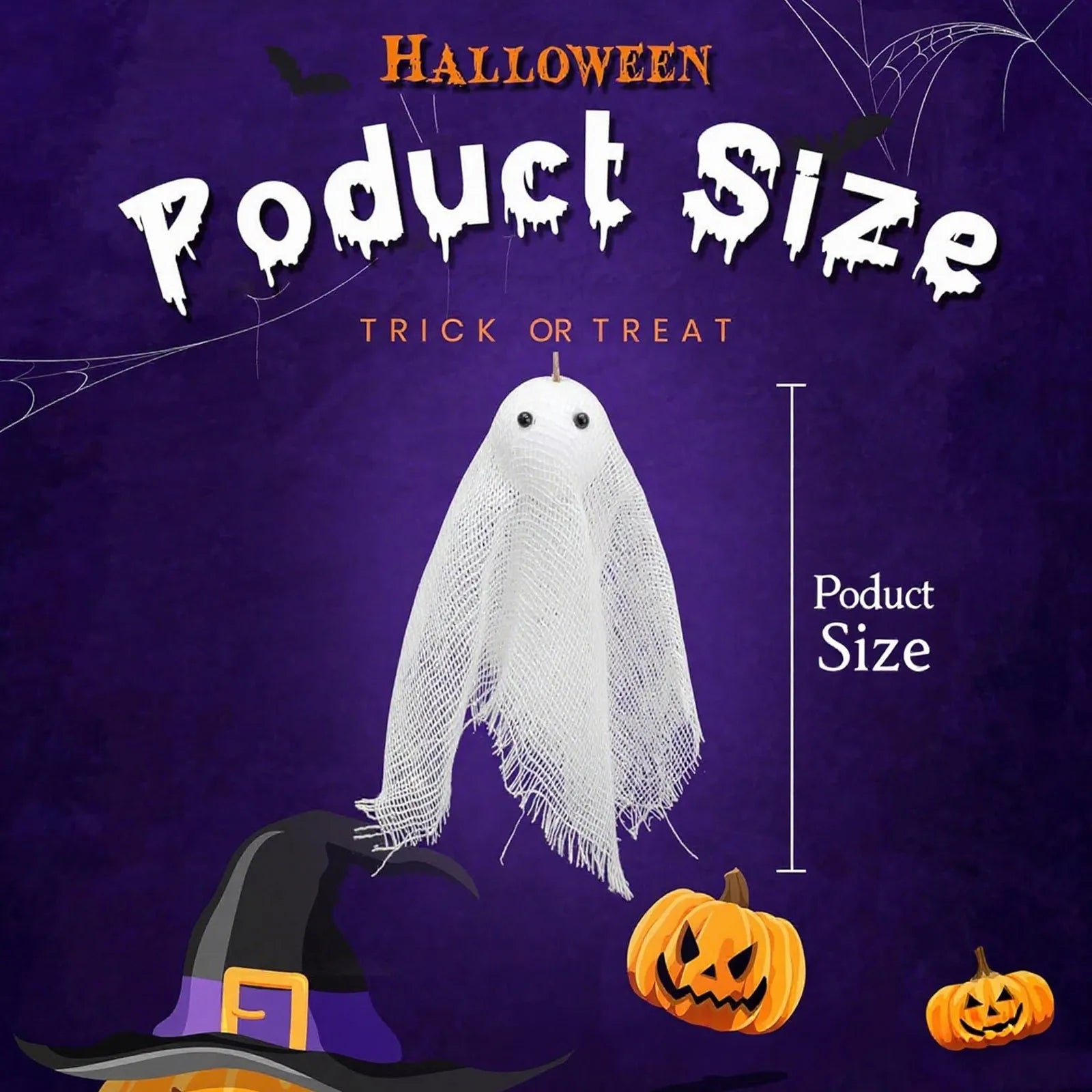 Halloween Ghost Pendant Decoration