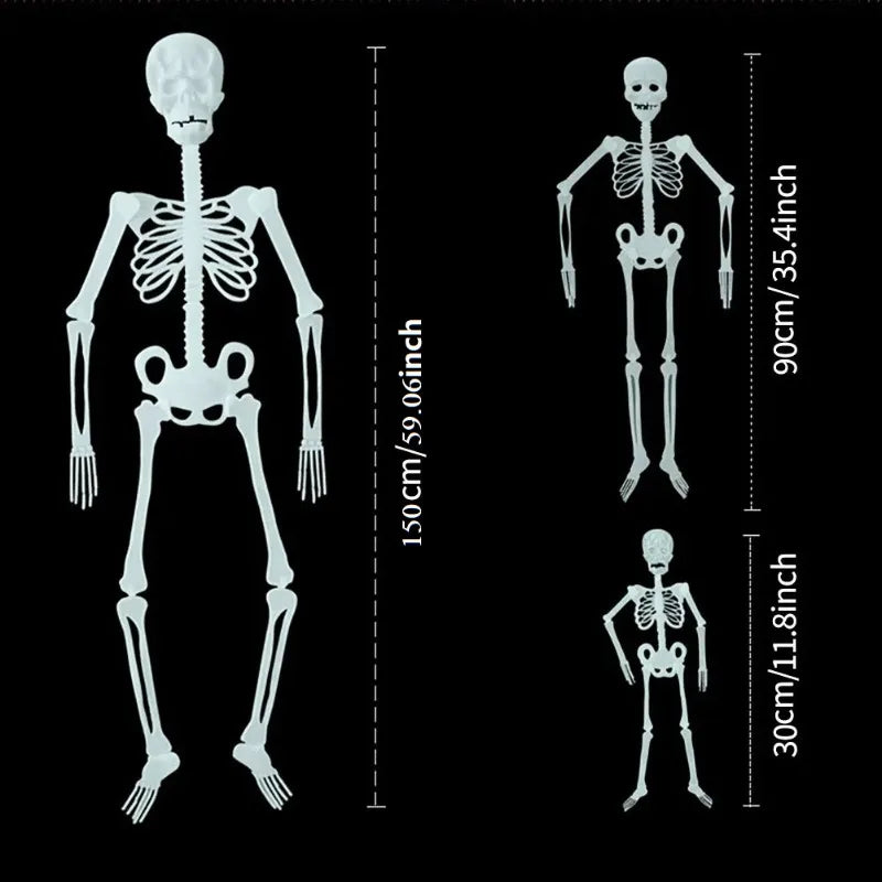 Luminous Hanging Skeleton – Scary Halloween Decoration