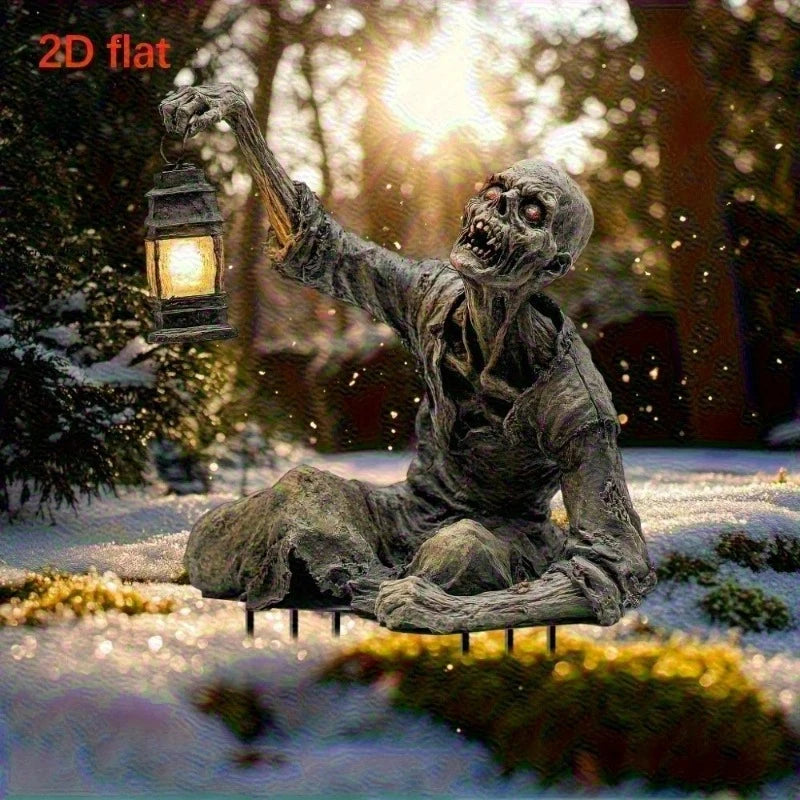 Halloween Zombie Lantern – Spooky Garden & Outdoor Decor