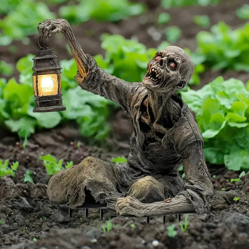 Halloween Zombie Lantern – Spooky Garden & Outdoor Decor