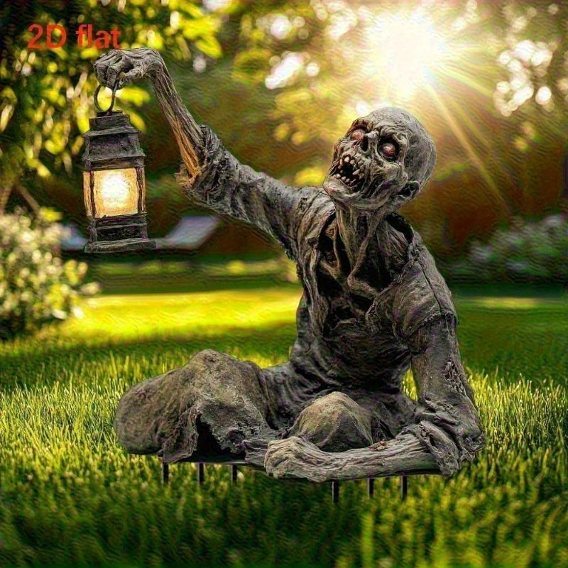 Halloween Zombie Lantern – Spooky Garden & Outdoor Decor