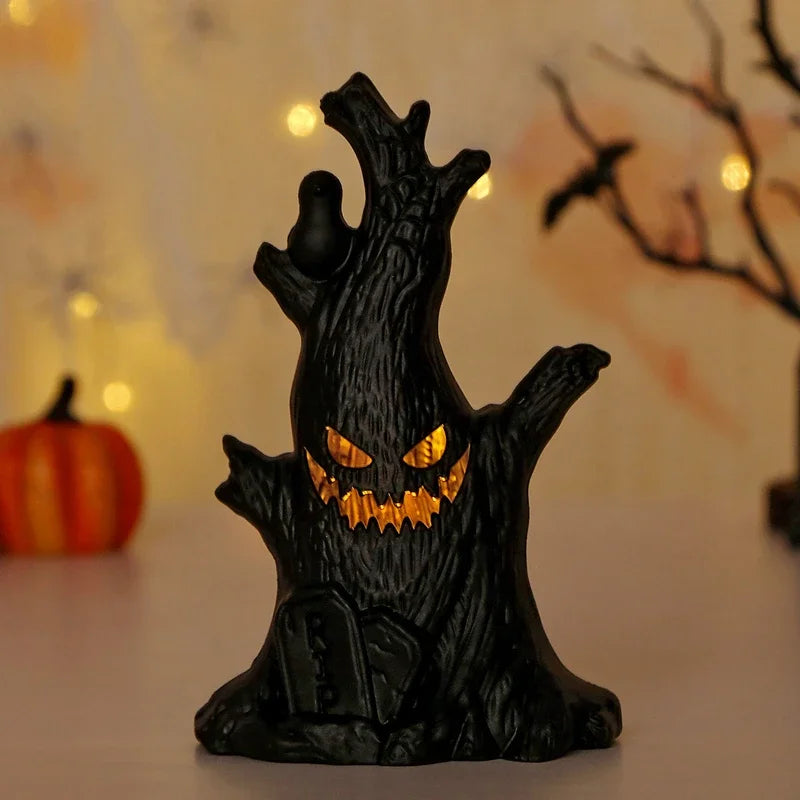 Halloween Ghost Tree Lantern – Spooky Horror Decoration