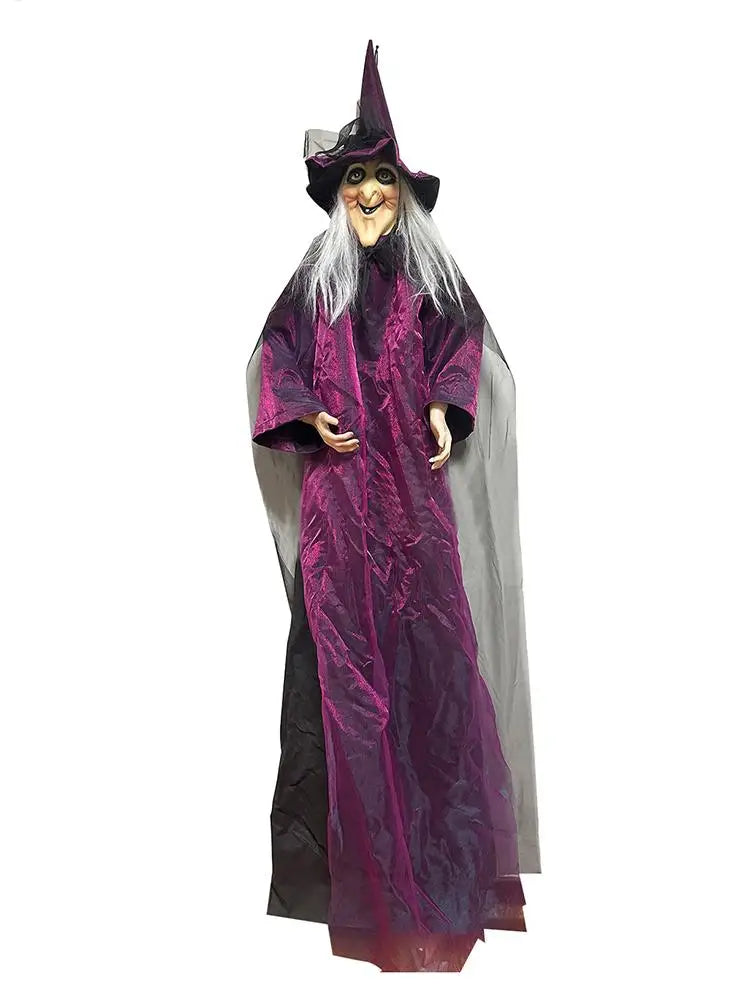 Halloween Sound-Activated Light-Up Witch Ghost