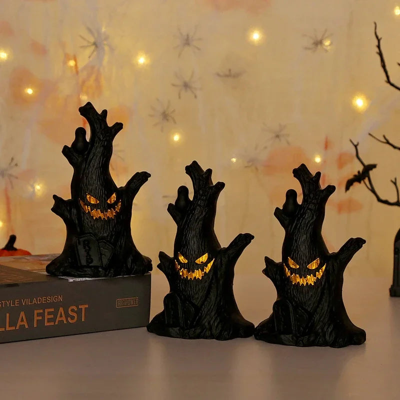 Halloween Ghost Tree Lantern – Spooky Horror Decoration