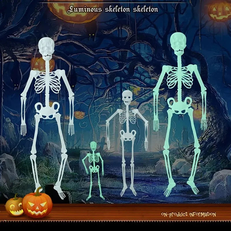 Luminous Hanging Skeleton – Scary Halloween Decoration