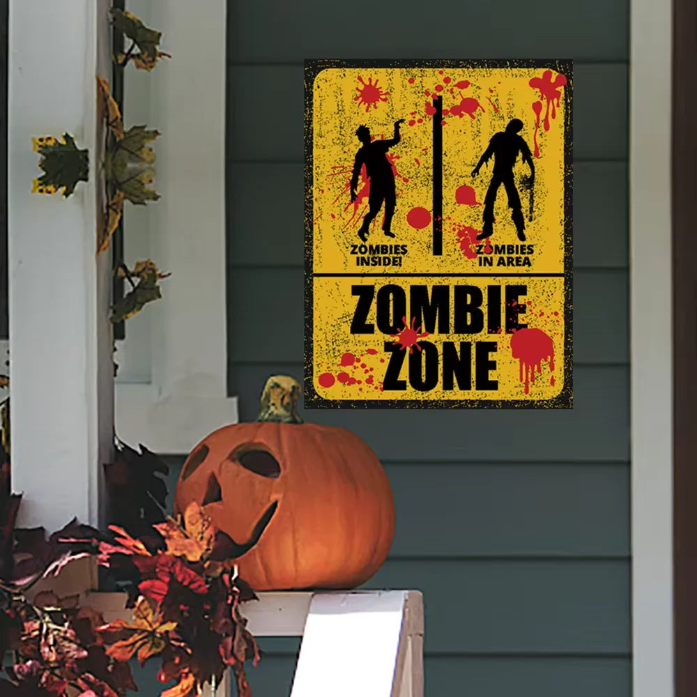 Bloody Horror Bathroom Stickers – Halloween Scary Decor